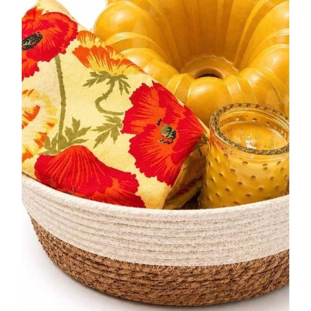 The Golden Kitchen Basket – Curated Vintage Cottagecore Housewarming Gift